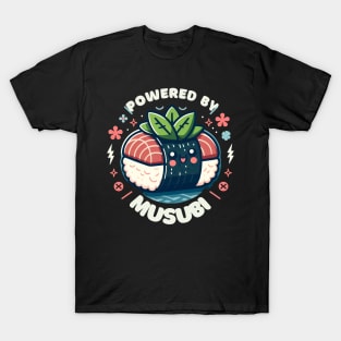 Musubi Kawaii Powered By Musubi Japanase Hawaiian Spam T-Shirt